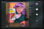 spirituality trending on tiktok with a girl holding tarot cards