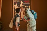 Scene from the Tall Girl where Jodi is kissing Dunkleman.