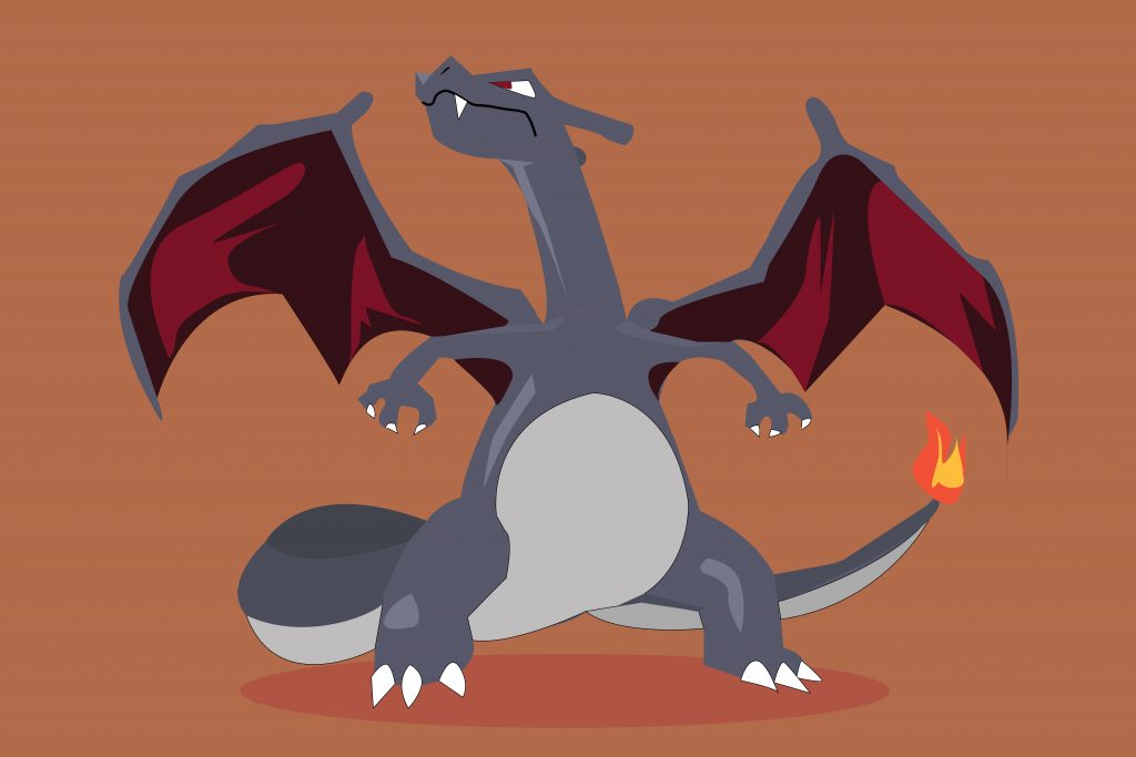 an illustration of a shiny pokemon