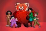 Illustration of Mei from Disney's 'Turning Red.'