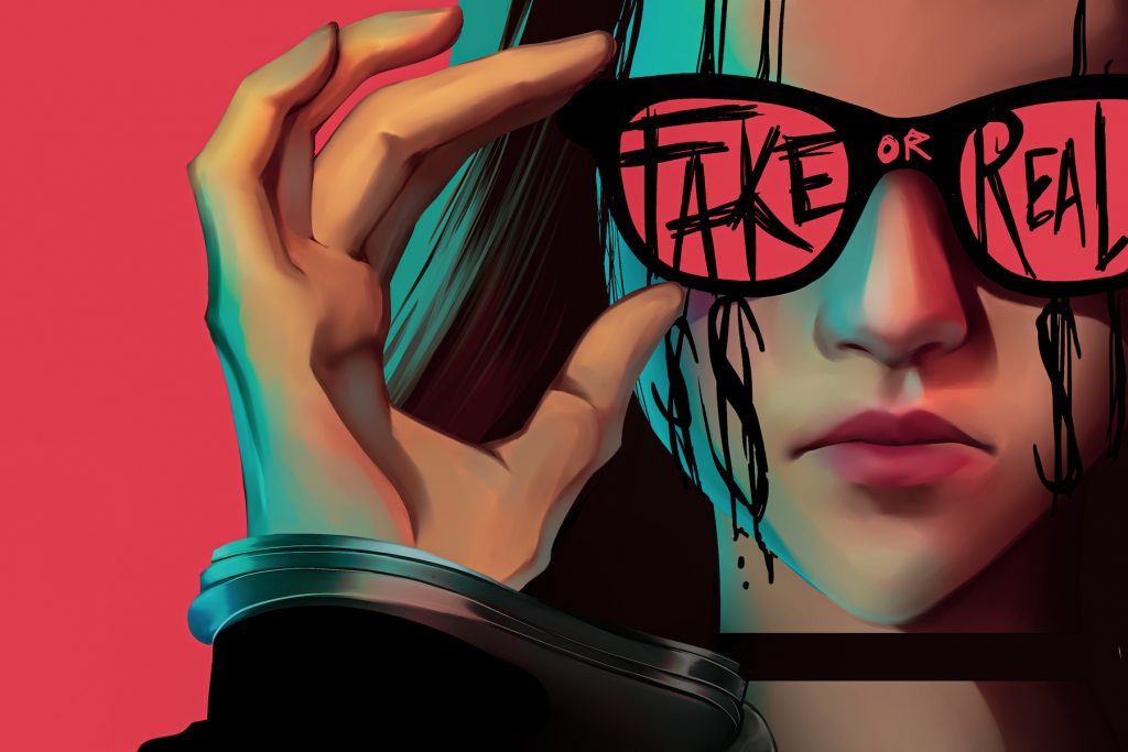 Illustrated depiction of Anna from the new Netflix series Inventing Anna.