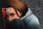 An illustration of Emma Chamberlain and a low battery sign.