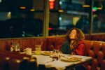 Rue Bennett in a diner in Euphoria