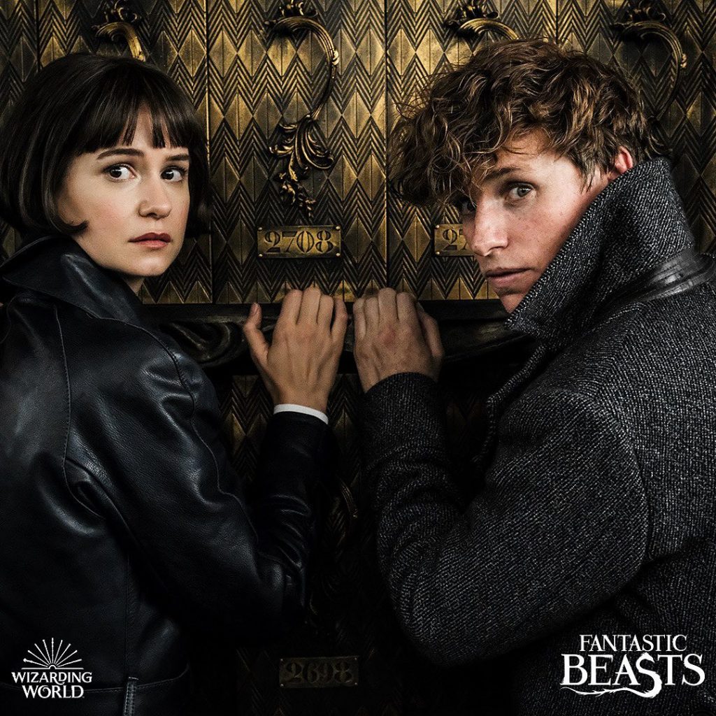 In an article about movie Secrets of Dumbledore, an image of a scene from the "Fantastic Beasts" franchise.