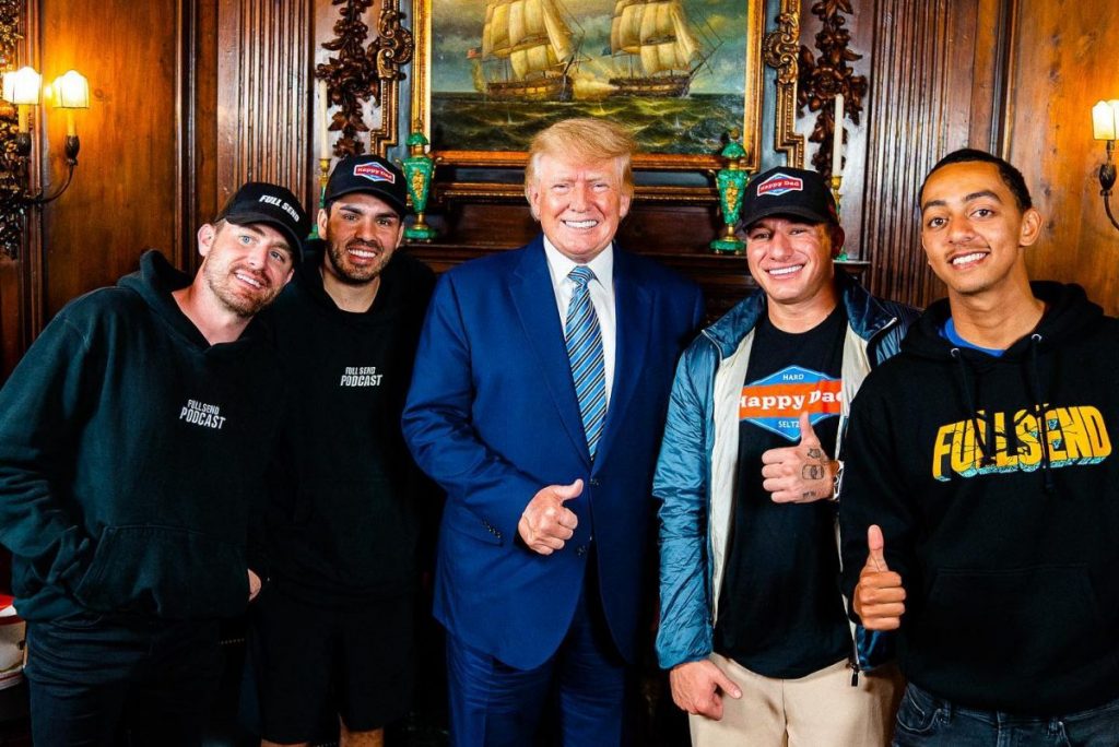 Donald Trump on the Full Send podcast