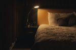 a photo of a bed