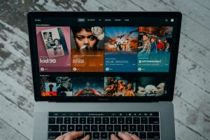 hulu on laptop screen
