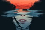 Kya, from Where the Crawdads Sing, super imposed over swamp image.