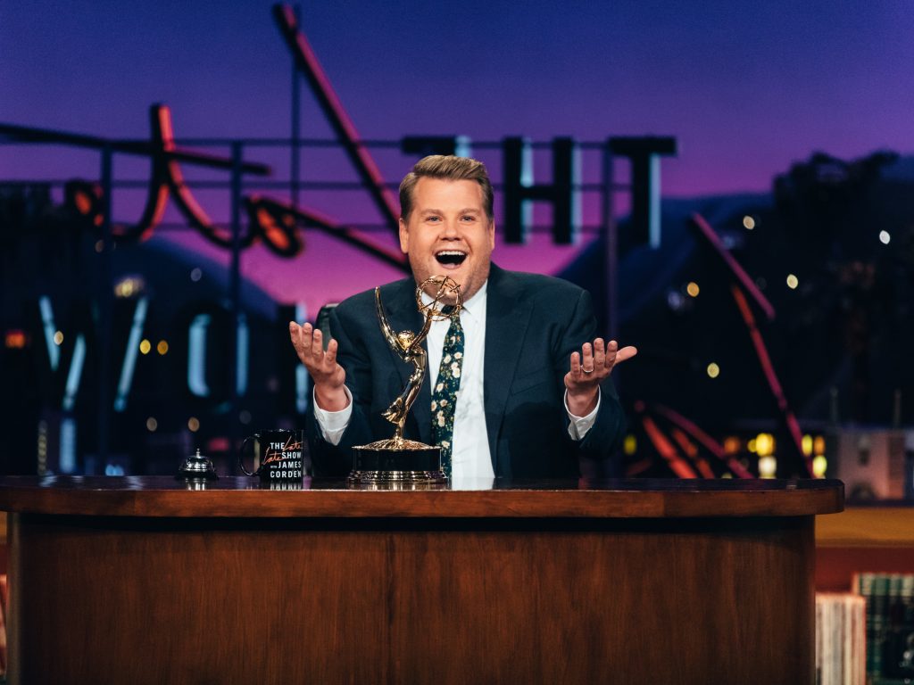 james Corden on his late night tv series