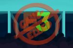 E3 crossed out with "cancelled" written over it