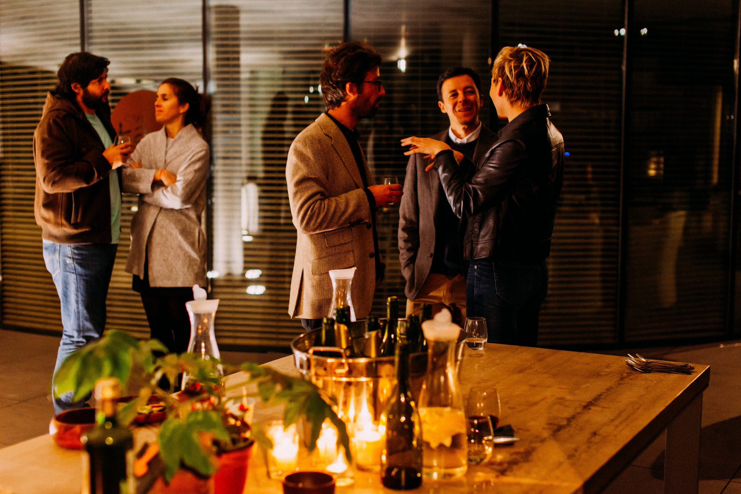in an article about using psychology to get people to like you, a photo of a party