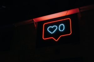Neon light of zero likes to represent the revival of Tumblr.