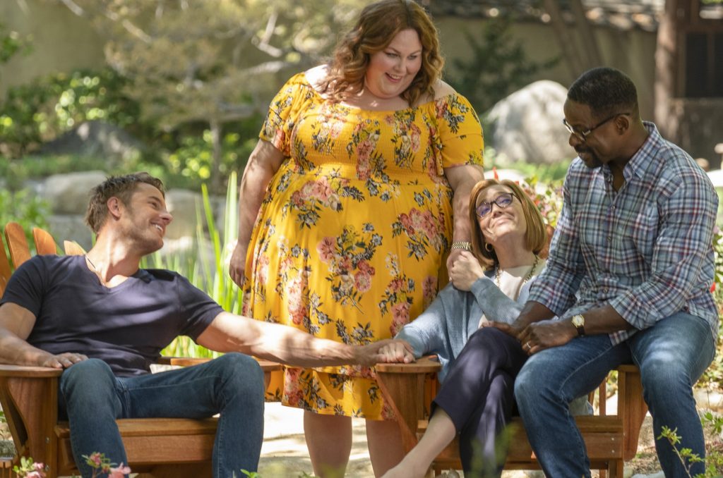 Characters from 'This Is Us' sharing a moment