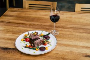 red wine with dinner