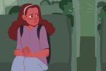 A girl with ADHD, a disorder that is under-diagnosed in females