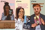 an illustration of tiktok authors