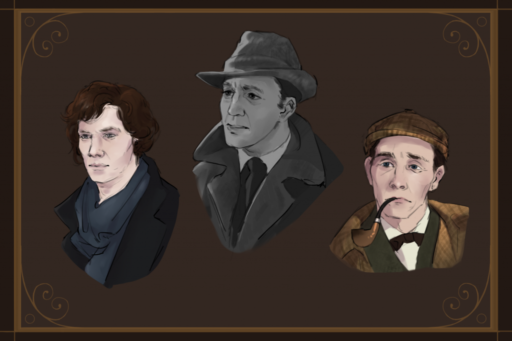 sherlock holmes in three different adaptations