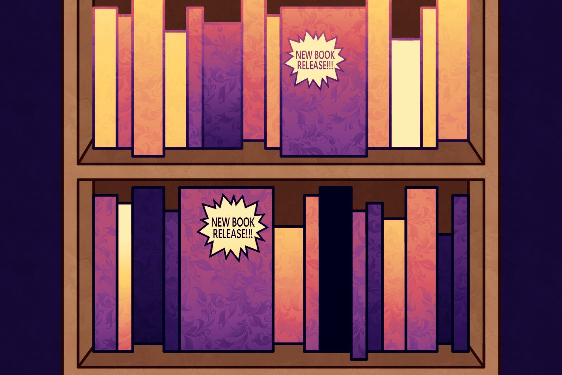 A cozy bookcase