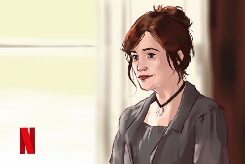 an illustration of Persuasion character Anne Elliot