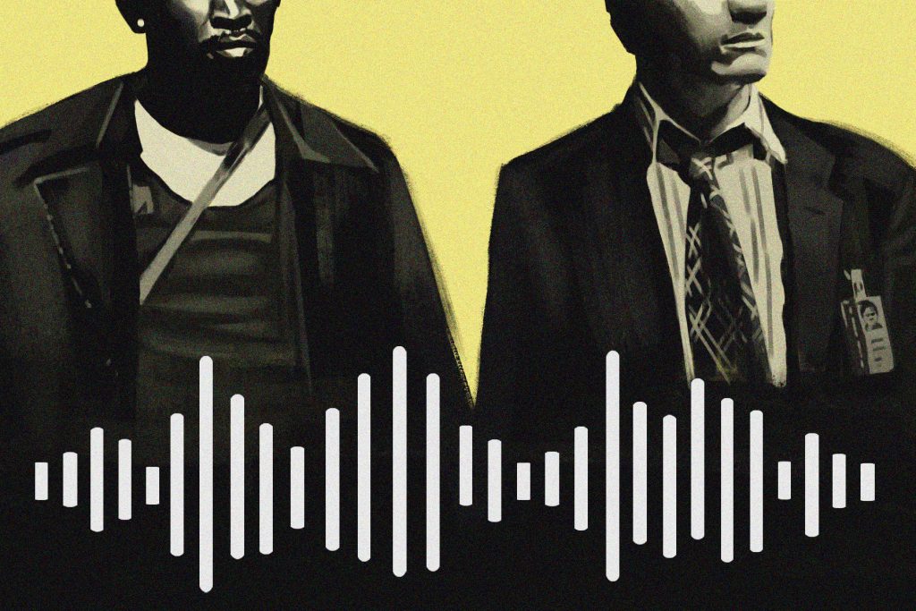 an image of two characters from the wire at 20