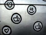in an article about social media viral challenges, some drawings of like and heart symbols