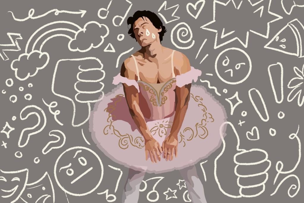 Harry Styles in a tutu