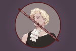 #Scamilton person and costume from the unauthorized production