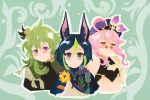 three characters from Genshin Impact in an article about the Version 3.0 update