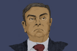 An illustration of Carlos Ghosn