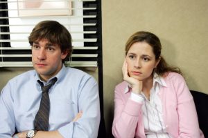 Pam and Jim from The Office