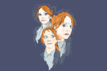 An illustration of Philomena Cunk