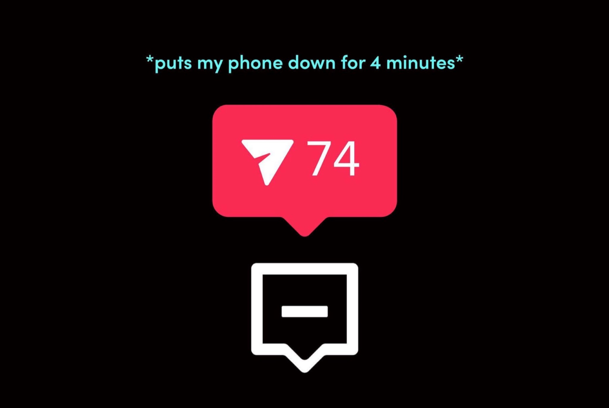 TikTok image that shows how many notifications one can get when not checking the app