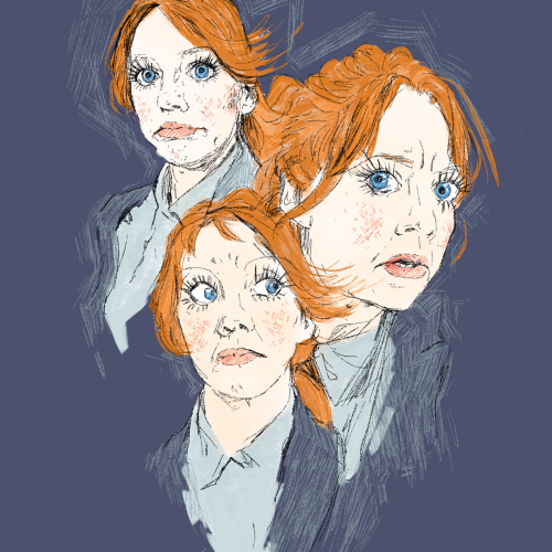 A portrait of comedian philomena cunk