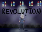 In an article about Chelsea Handler’s recent Netflix special “Revolution,” is an image of Handler on a stage, facing a crowd of people in a dark room.