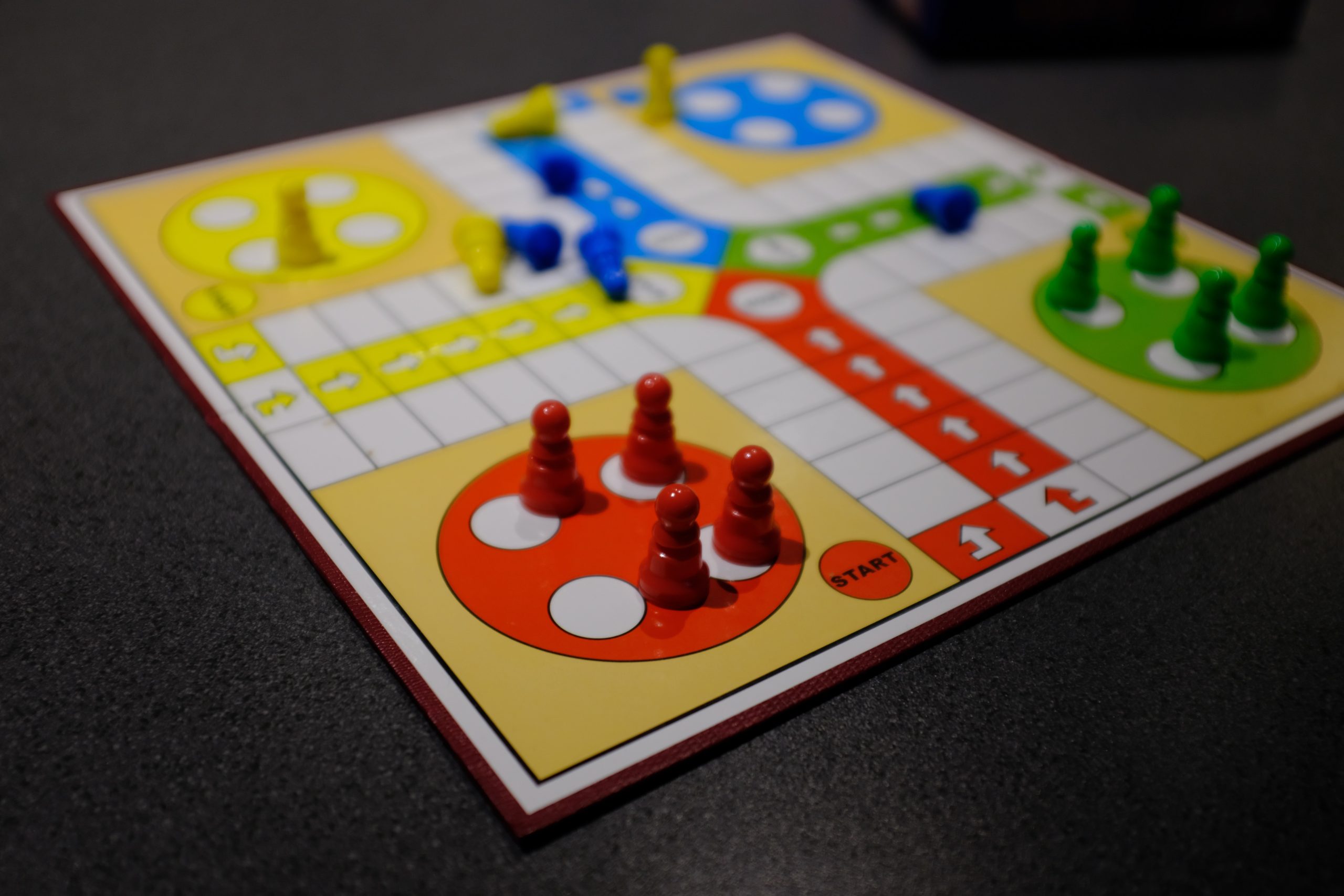 In an article about gamification, a game board.