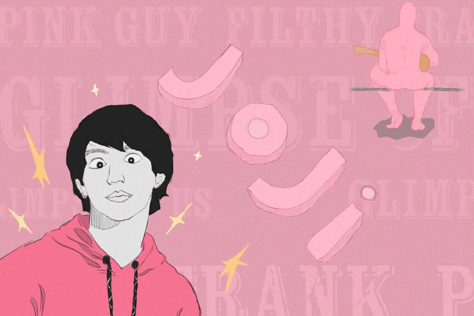 Pink Guy  Art by Carlo Montie  Filthy Frank  Know Your Meme