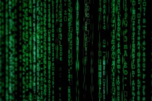 Photo of computer code on screen