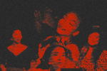 In an article about dating for women, a woman (Lori Harvey) is being kissed by a man. Across the bottom, a woman in a v-neck dress (Dorothy Dandridge), a woman with her hands on her head (fictionalized Cleopatra) and a woman with her arms open (Eartha Kitt) stand.