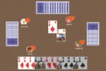 graphic of cards on a card table
