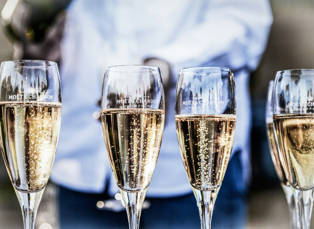 Champagne glasses