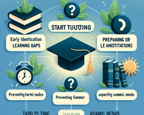 An engaging infographic that highlights key moments such as early identification of learning gaps, preparing for academic transitions, preventing summer learning loss, and addressing specific academic needs.