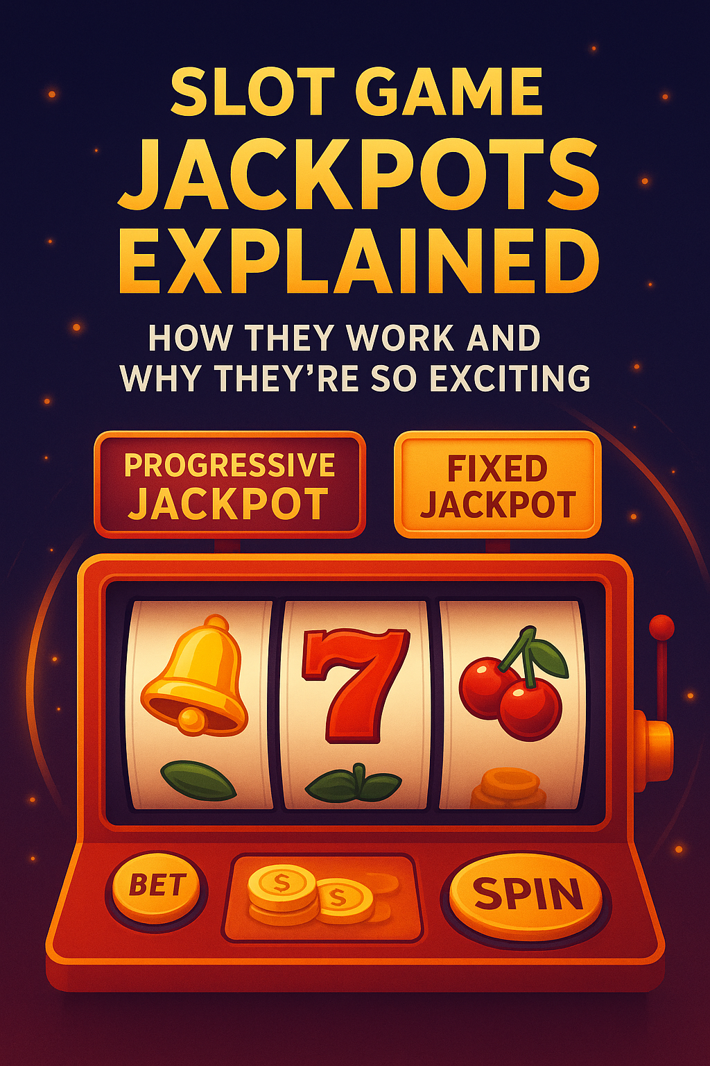 slot machine with title